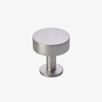 Lew's Square Bar Cabinet Knobs and Pulls in Brushed Nickel.