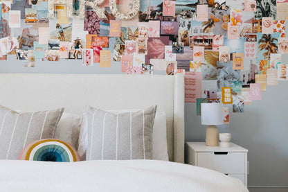 Jolie Textured Slub Stripe Pillow - 3 Sizes