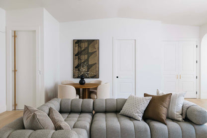 Jolie Textured Slub Stripe Pillow - 3 Sizes