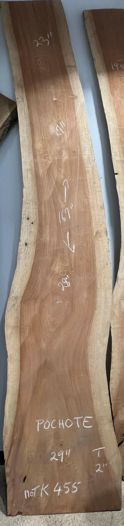 167" Pochote Wood Slab