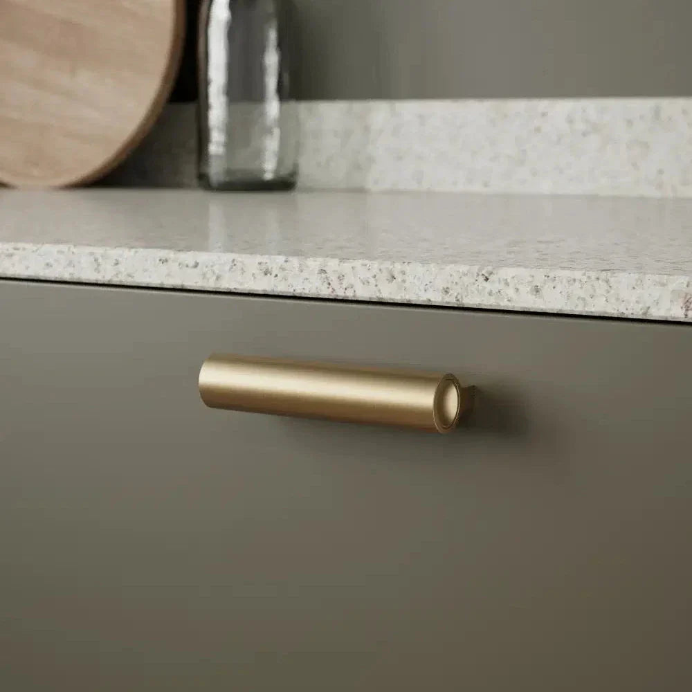 Brushed Bronze "Lucente" Tubular Drawer Pulls