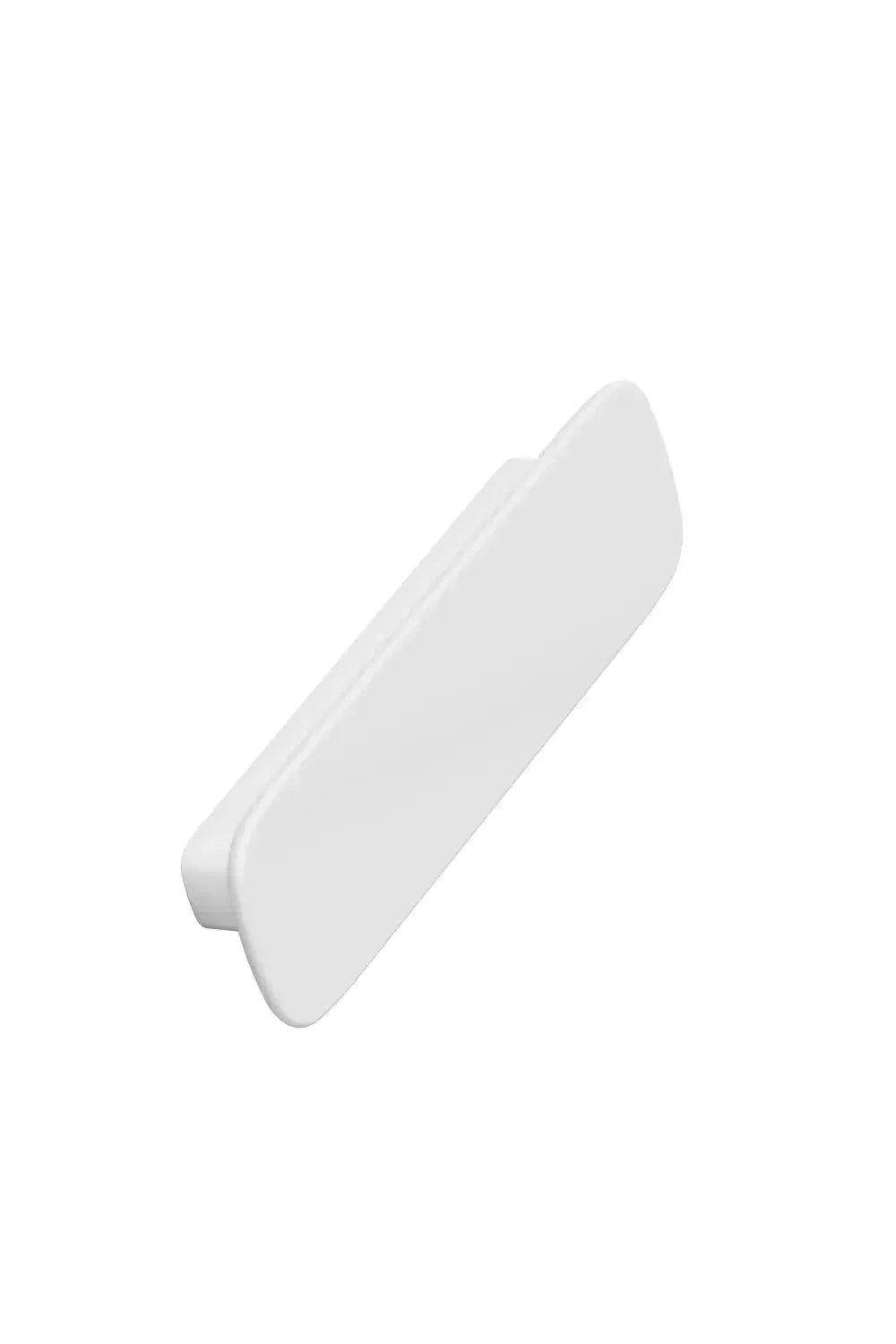 Glossy White "Tabula" Cabinet Knob and Drawer Pull