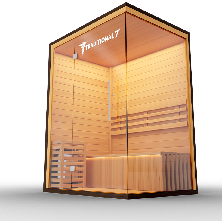 3 Person Home Steam Sauna | Traditional 7™.