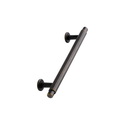 Dark Rubbed Bronze "Villa" Fluted Cabinet Knobs and Pulls