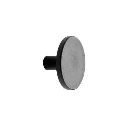 Dyed Black "Plato" Cabinet Knob and Drawer Pull.