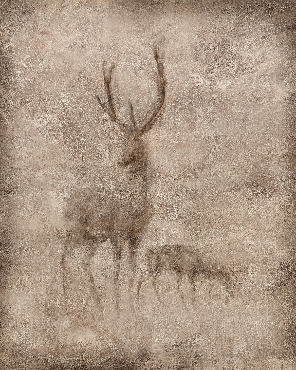 Animal Fresco, Deer gallery wrap canvas