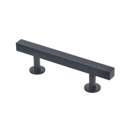 Lew's Square Bar Cabinet Knobs and Handles in Matte Black.