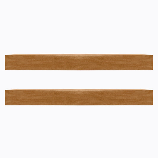 Farmhouse Floating Shelves – Aged Oak (2-Pack).