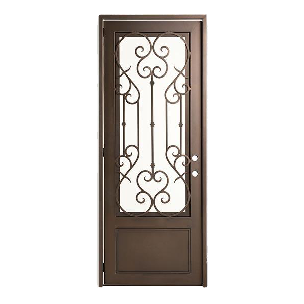 Aphrodite Single Iron Door with Operable glass