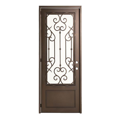 Aphrodite Single Iron Door with Operable glass