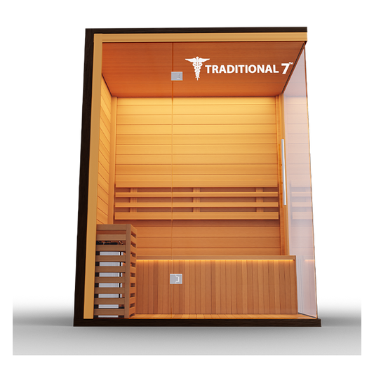 3 Person Home Steam Sauna | Traditional 7™.