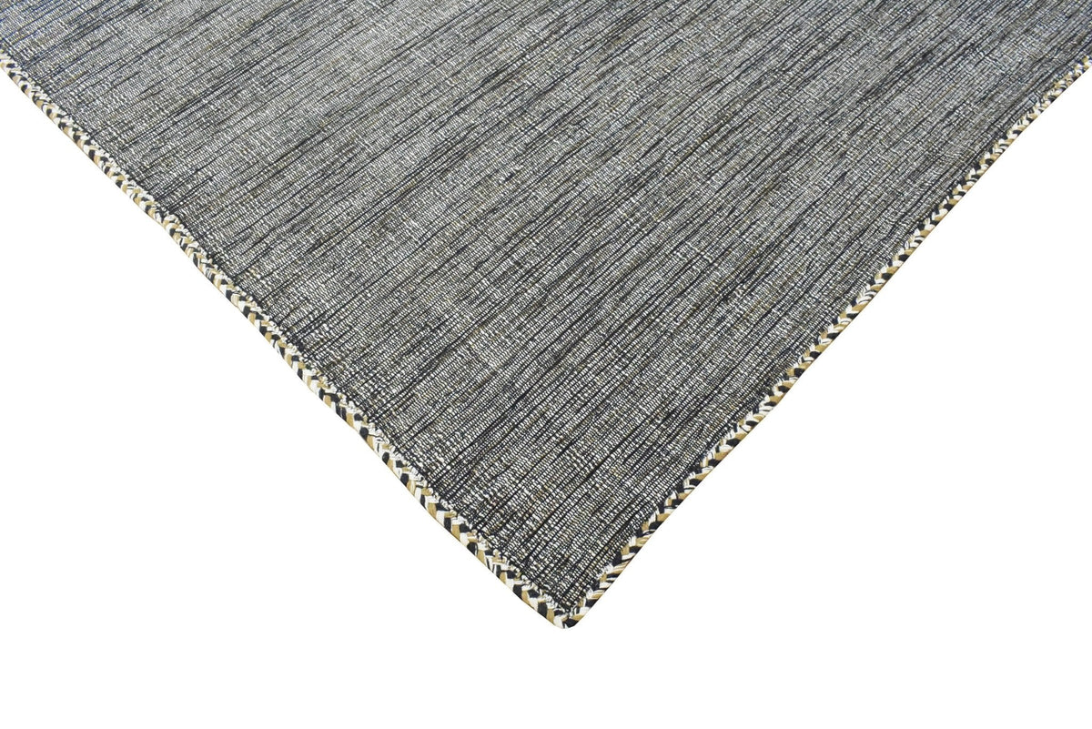 Hand Woven Gray Modern Style Wool Area Rug.