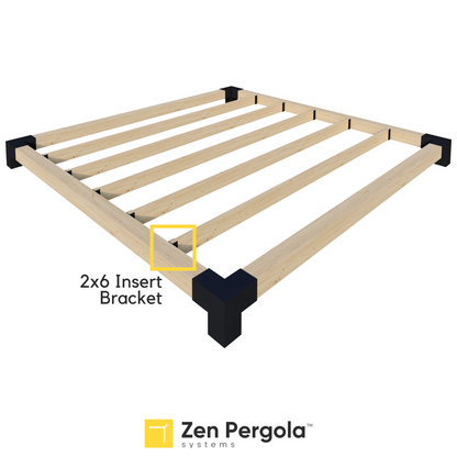 Pergola Insert Bracket (for 2x6 Wood Slats).