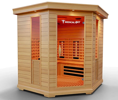 6 Person Indoor Infrared Full Spectrum Sauna | Medical 6 Plus™.
