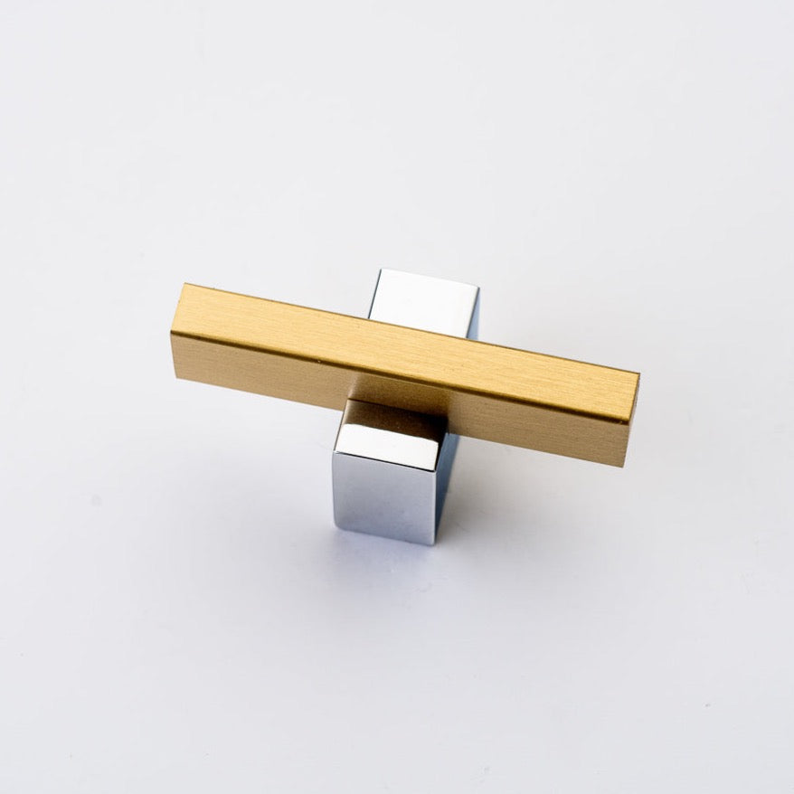 Lew's Two Tone Series Knobs and Handles Chrome and Brass.