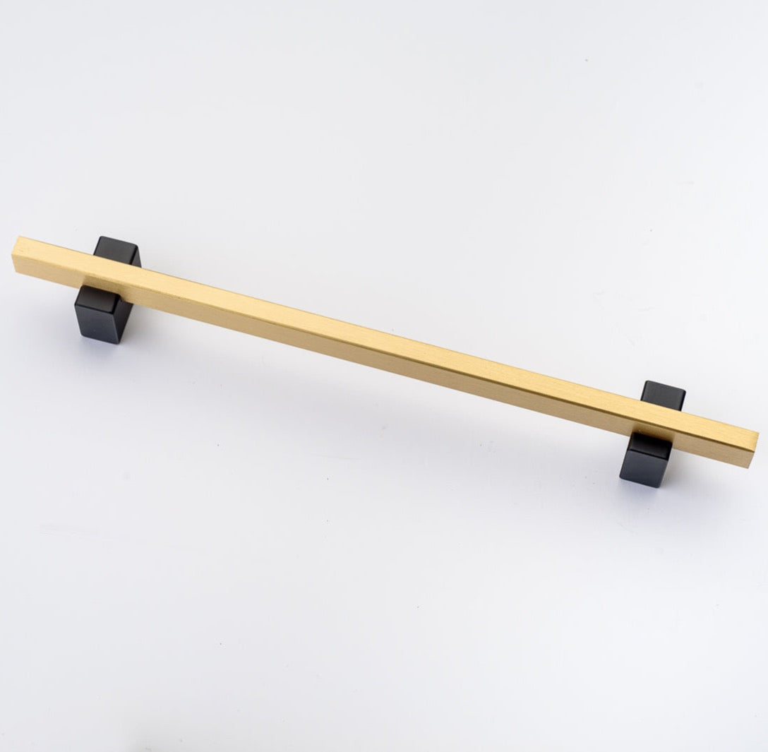 Lew's Two Tone Series Knobs and Handles Black and Brass.