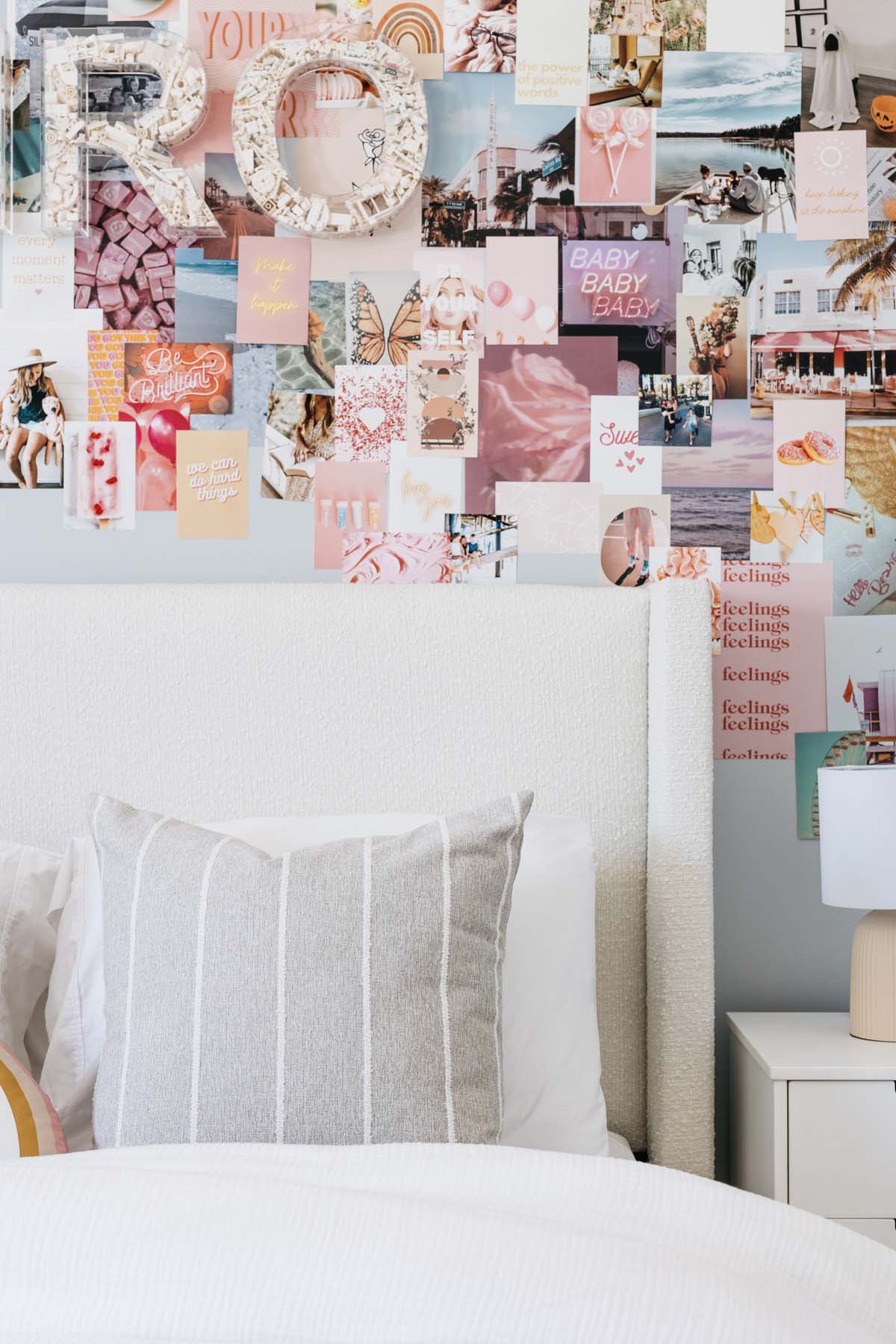 Jolie Textured Slub Stripe Pillow - 3 Sizes