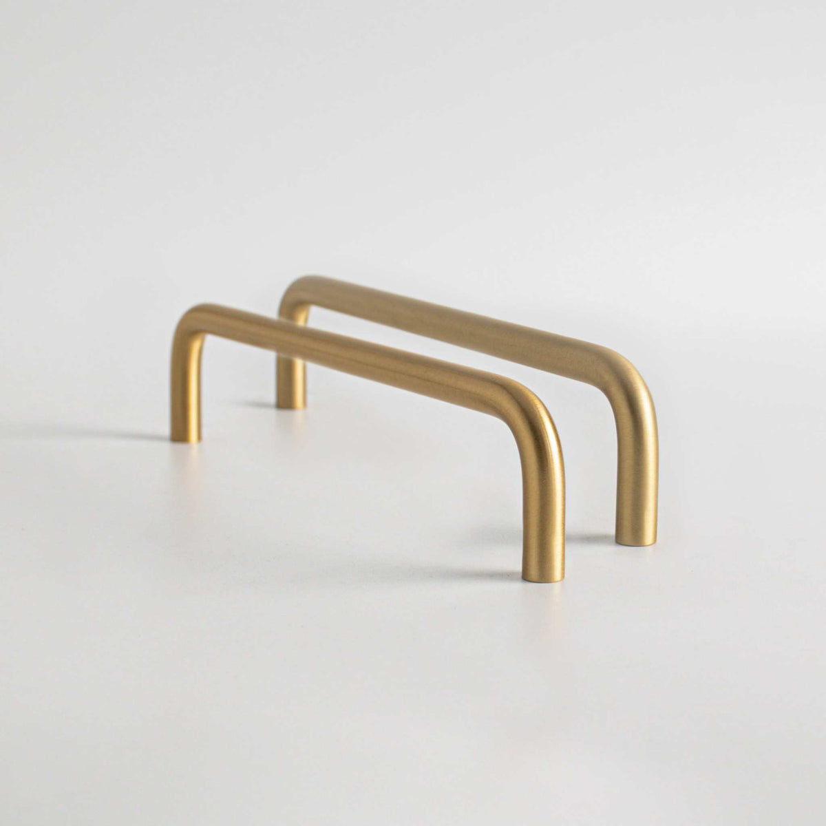 Arch, Solid Brass Wire Cabinet Pulls.