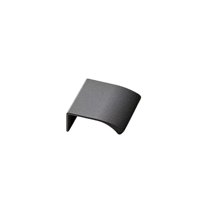 Anthracite Textured "Edge Straight" Tab Drawer Pulls