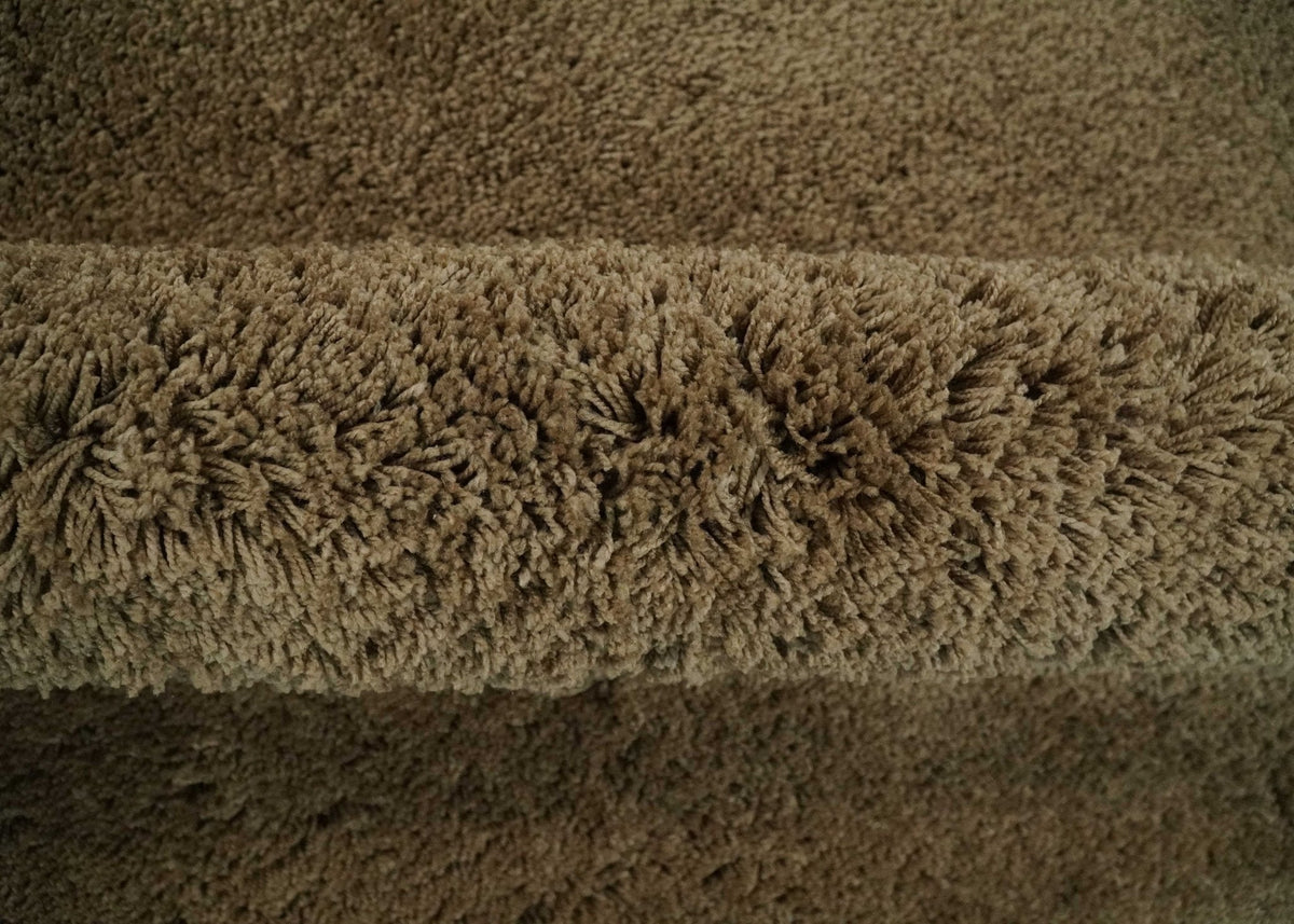 3x5, 4X6 and 5x7 Hand Woven Shag Olive Art Silk Soft Viscose Area Rug.