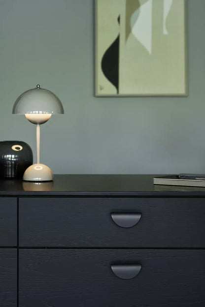 Semi-Circle "Horizon" Matte Black Drawer Pulls.
