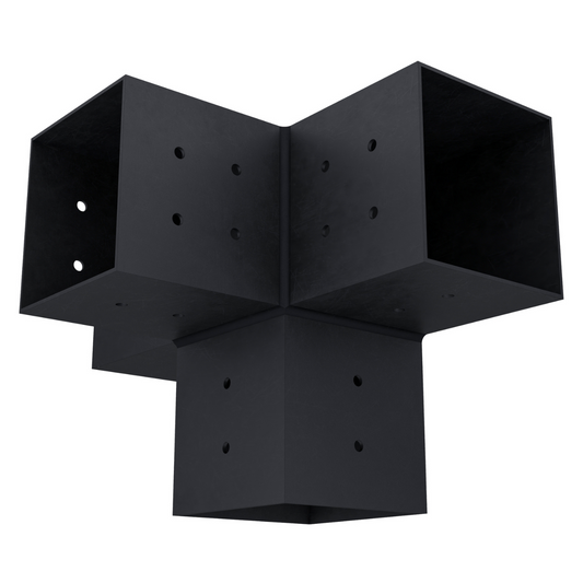 Pergola 4-Arm Post Bracket (for 4x4 Wood Posts).