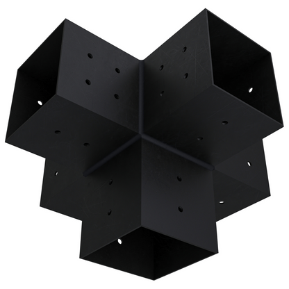 Pergola 5-Arm Post Bracket (for 4x4 Wood Posts).