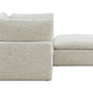 CLAY NOOK MODULAR SECTIONAL PERFORMANCE FABRIC.