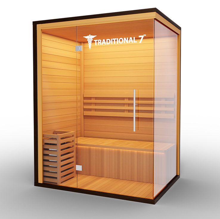 3 Person Home Steam Sauna | Traditional 7™.