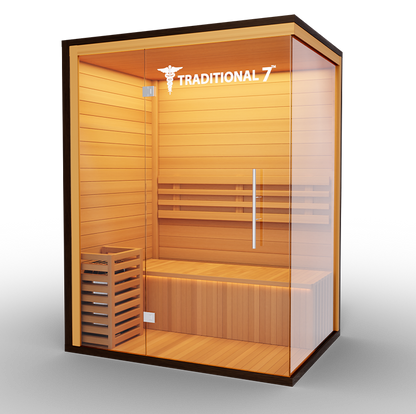 3 Person Home Steam Sauna | Traditional 7™.