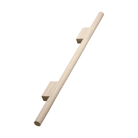Untreated Oak Wood "Magnum" Drawer Pulls.