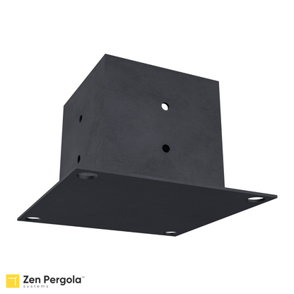 Pergola Base Bracket (for 4x4 Wood Posts).