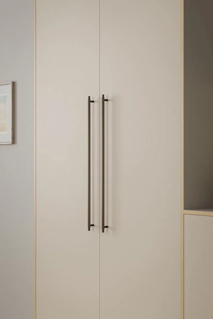 Matte Bronze "Manor" Knurled Cabinet Knobs and Drawer Pulls