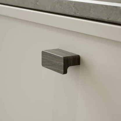 Dark Brown "Elan" Knob and Drawer Pulls.