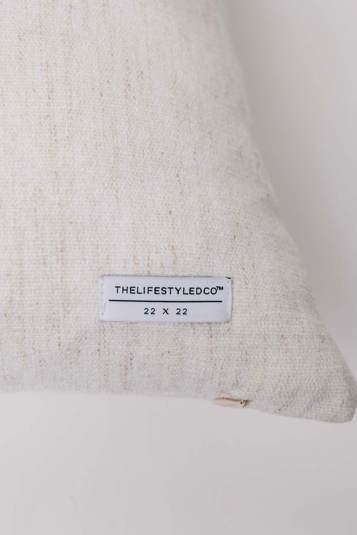 Whisper Slub Chenille Pillow - Bone - 2 Sizes