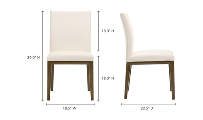 Frankie Dining Chair White - Set of Two