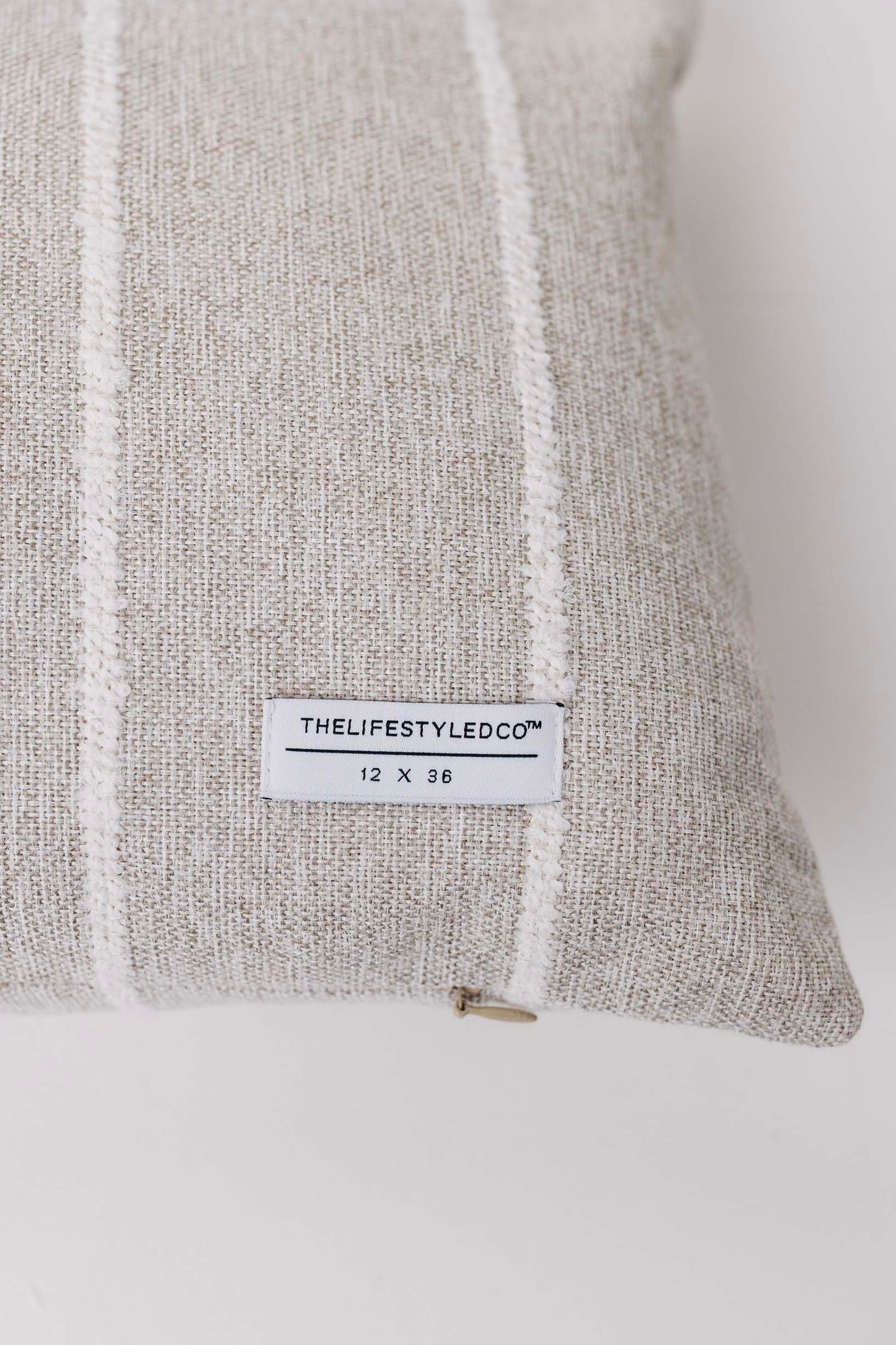 Jolie Textured Slub Stripe Pillow - 3 Sizes