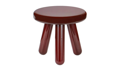 Joy Accent Table Deep Red Lacquer.