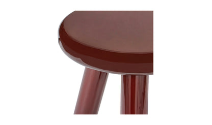 Joy Accent Table Deep Red Lacquer.