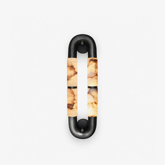 Luma Arc Dual Alabaster Wall Sconce