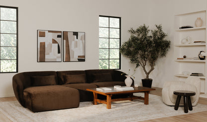 Joy Accent Table Dark Brown Lacquer.