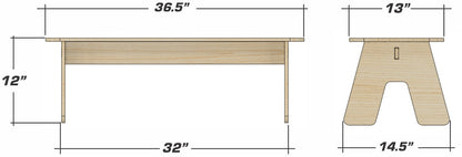 MASON- Toddler Bench