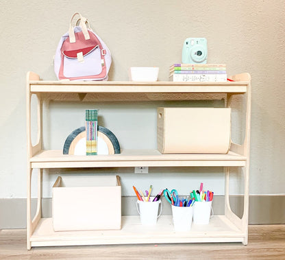 RILEY- Open Sided Toy Shelf