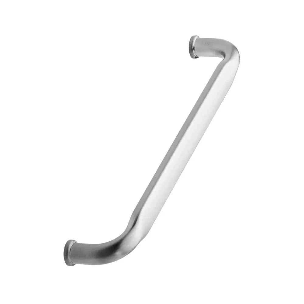 Satin Steel "Gate" Knob and Drawer Pull.