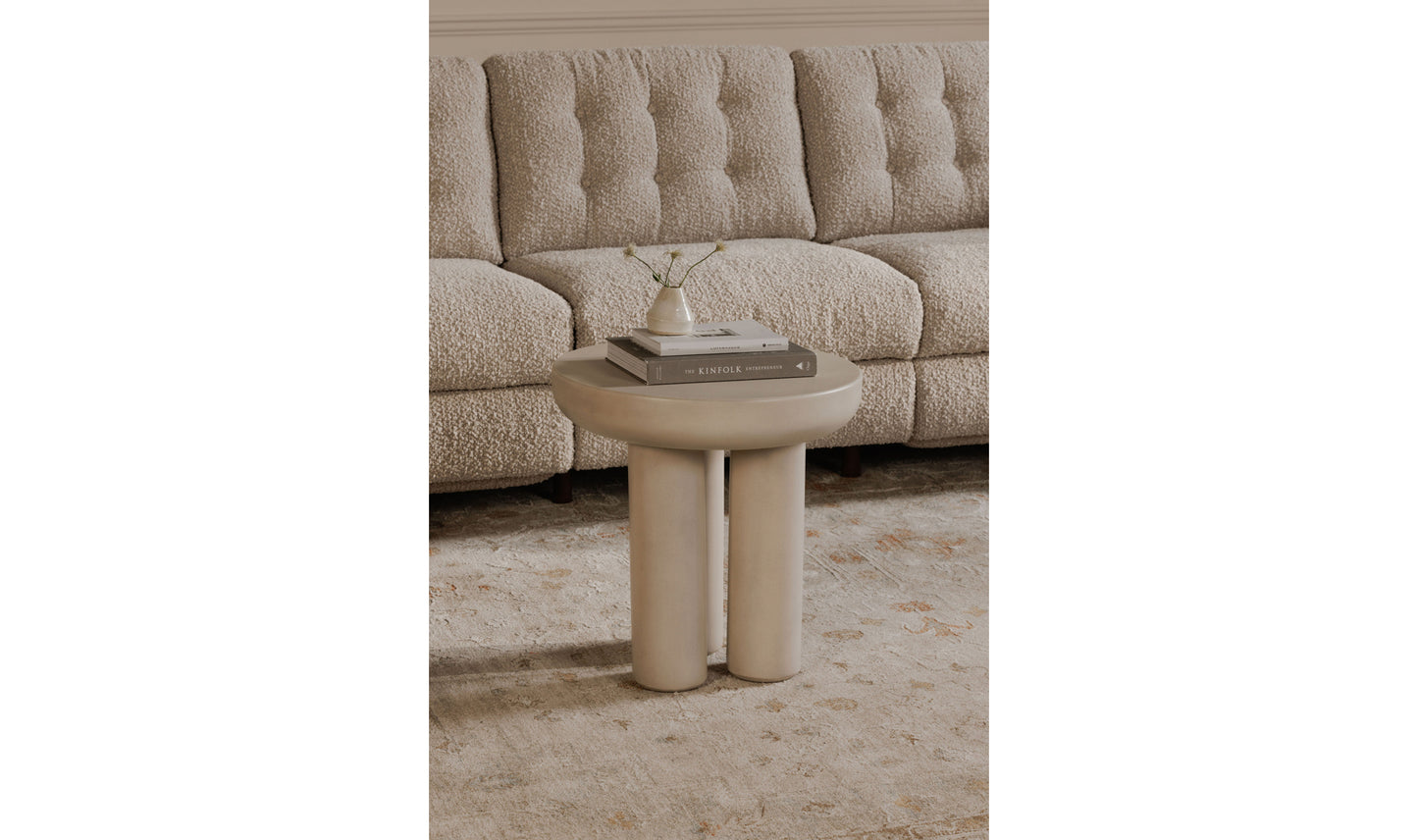Rocca Side Table Cream