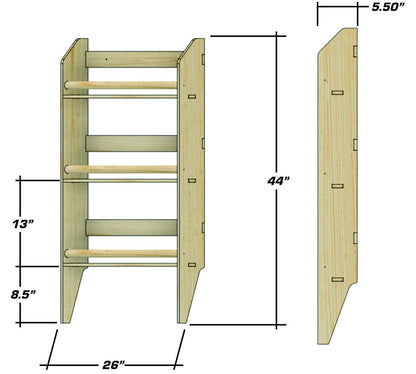 CORA- Leaning Bookshelf