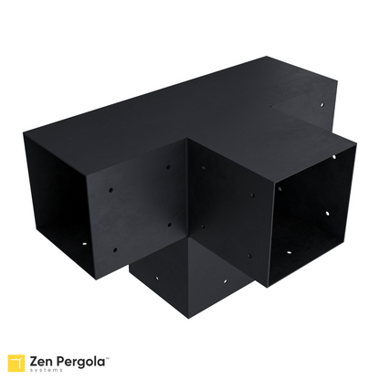 Pergola 4-Arm Post Bracket (for 6x6 Wood Posts).
