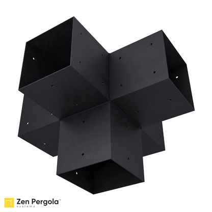 Pergola 5-Arm Post Bracket (for 6x6 Wood Posts).