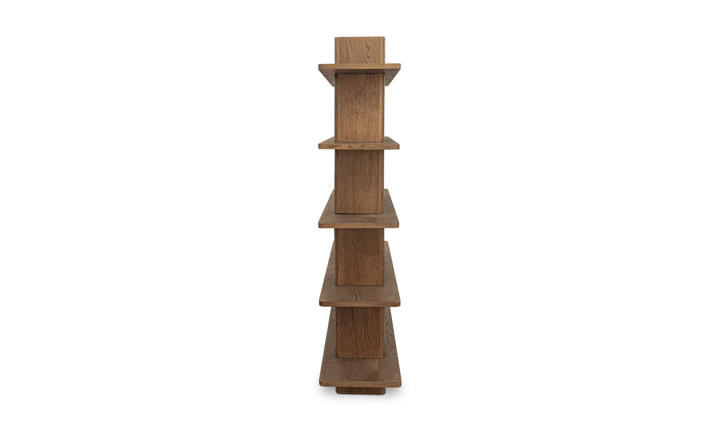 Casey Large Bookcase Dark Brown.