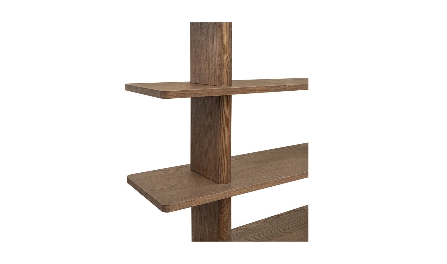 Casey Large Bookcase Dark Brown.